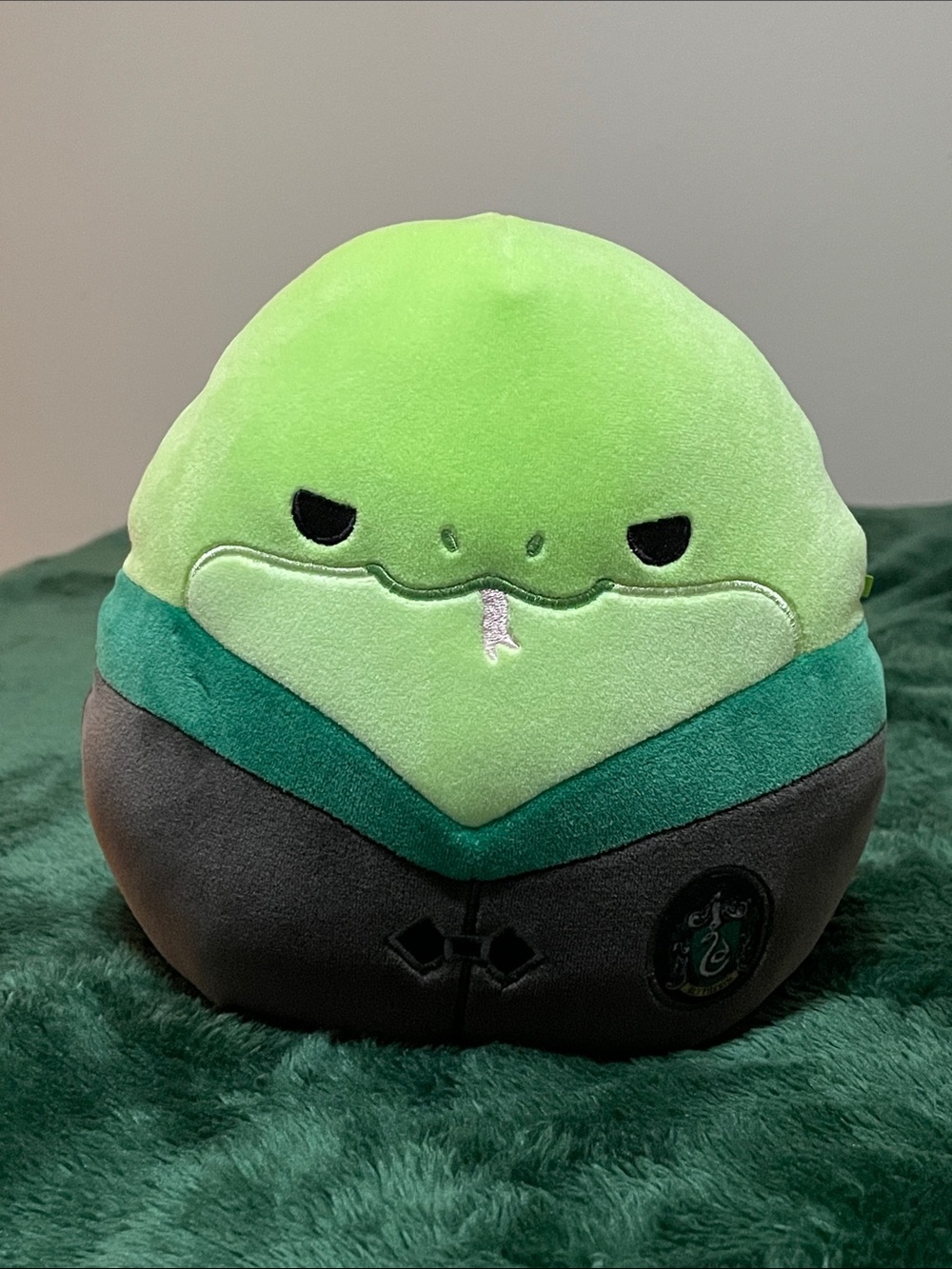 Squishmallow Harry Potter 8-Inch Slytherin Snake in Hogwarts Robe